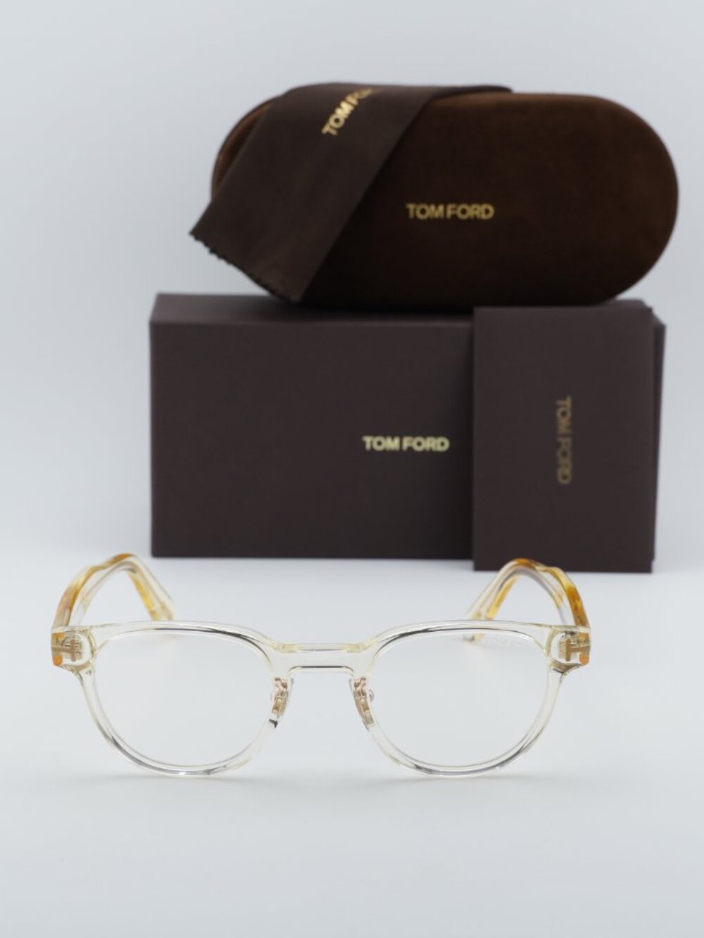 Tom Ford FT5783-D-B 039 Square Eyeglasses 47mm - Yellow/Blue Light Block - Picture 4 of 8